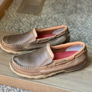 Women’s Twisted X slip on Driving Moc size 9.